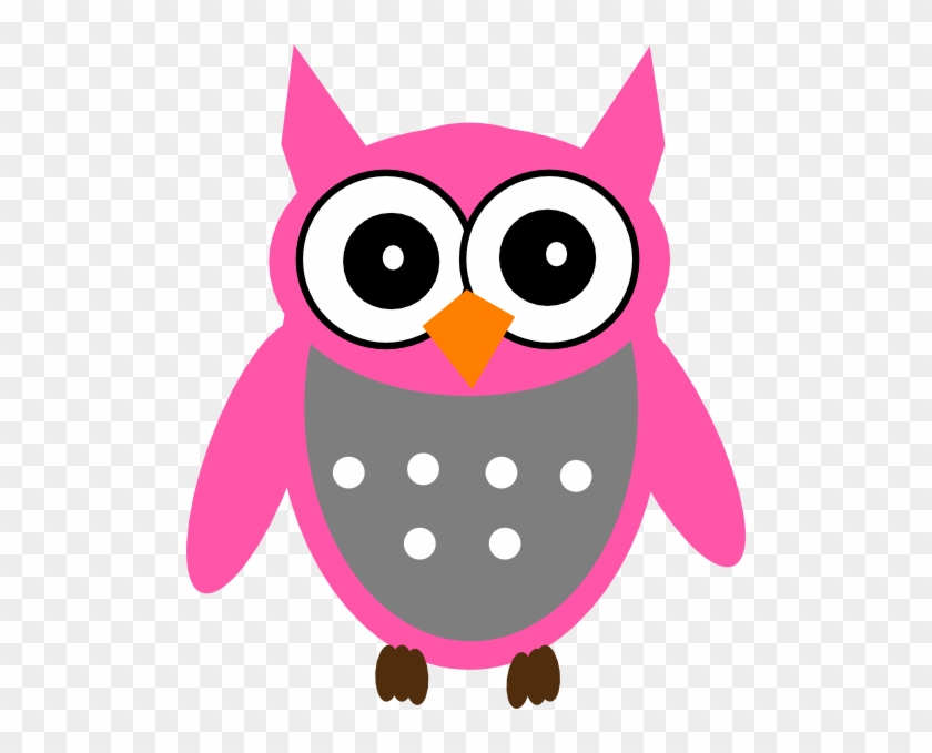 Pink Gray Owl Clip Art At Clker - Cute Cover Photos For Facebook #279070
