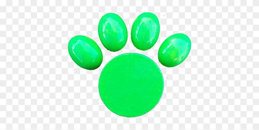 Lg Gp Paw Print - Glow In The Dark Paw Prints #279075