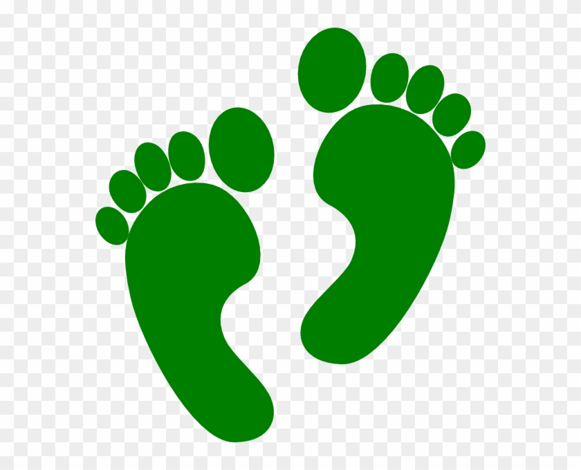 This Free Clip Arts Design Of Green Feet Right Foot - Feet Clipart Png #279081