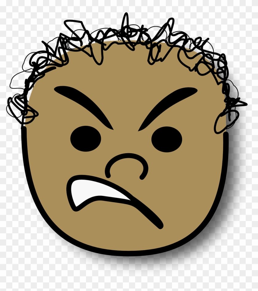 Lion Cliparts 16, - Angry Boy Face Clipart #279124