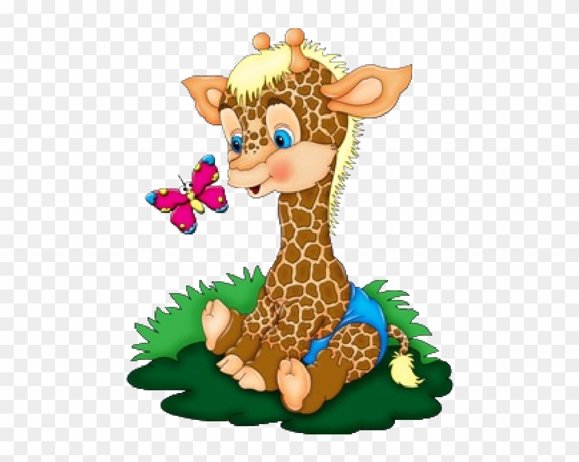 Baby Giraffe Cartoon Clipart - Baby Giraffe Cartoon #279130