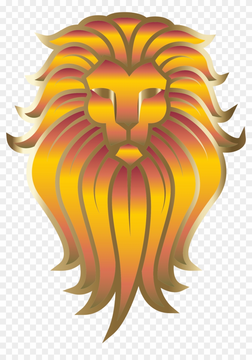 This Free Icons Png Design Of Chromatic Lion Face Tattoo - Lion Tattoo No Background #279146