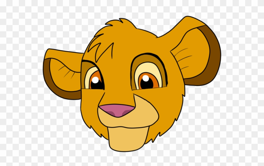 Simba Head By Squishywolf777 - Cartoon #279157