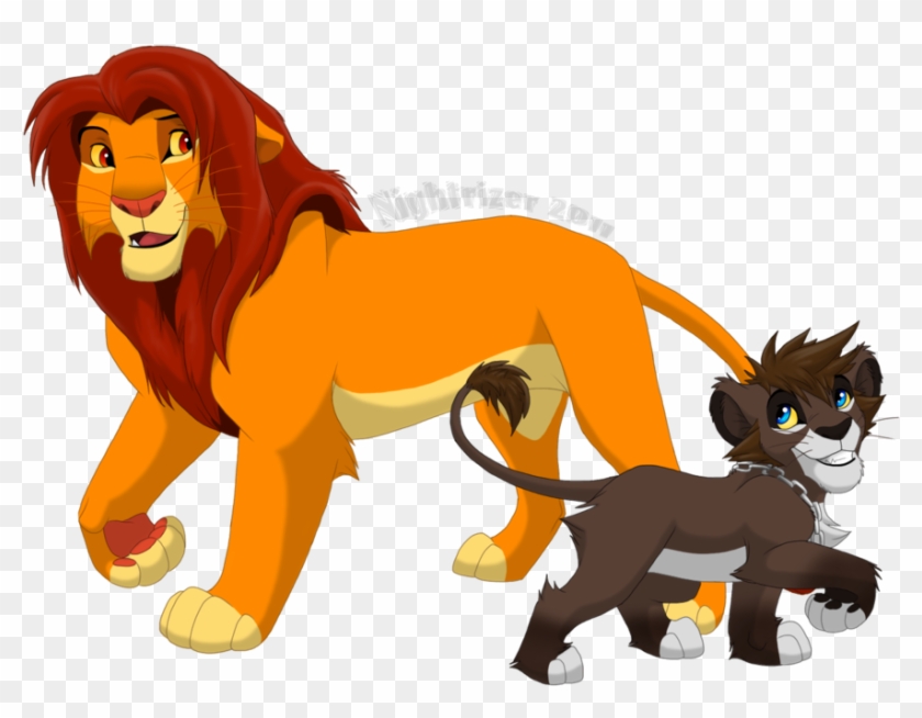 Simba And Sora By Nightrizer Kingdom Hearts Simba And Sora Free Transparent Png Clipart Images Download