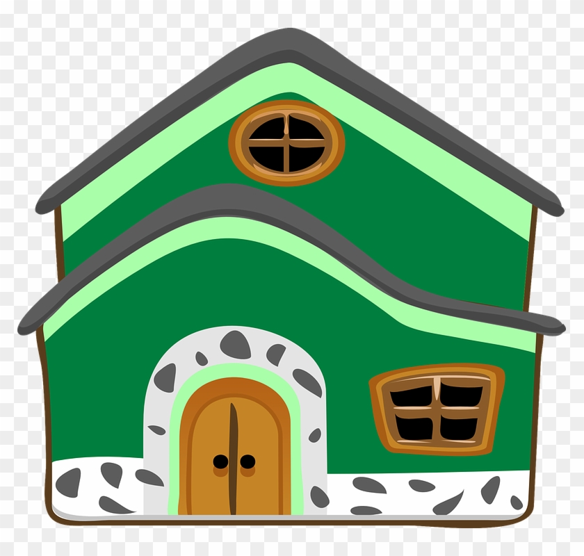Moon House Cliparts - Green House #279423