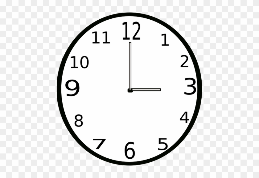 Clock Clip Art - Flashcard Clock #279460