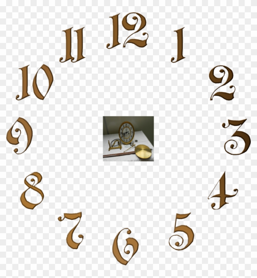 Numbers Clock Dial By Magicsart - New Clock Dial In Png Format #279496