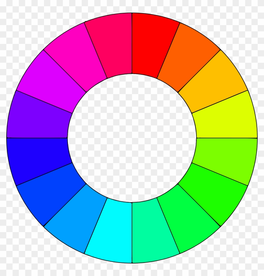 Image Of Color Wheel Clip Art Medium Size - Colour Clipart #279556