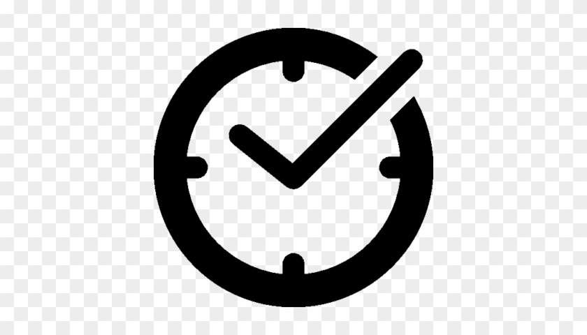 Clock Time Clip Art At Pictures - Circle Check Icon #279595