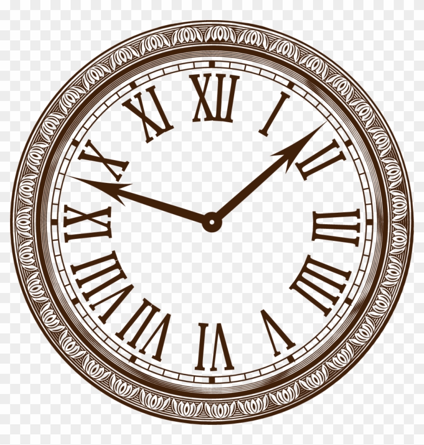 Vector Painted Time Clocks - Huppme Analog 28 Cm Dia Wall Clock #279636