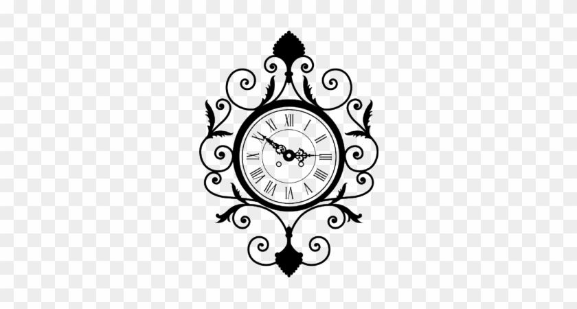 Hickory Dickory, Clocks, Home Decor, Clock, Homemade - Around The Clock Lilac Iron Shower Invitations #279732