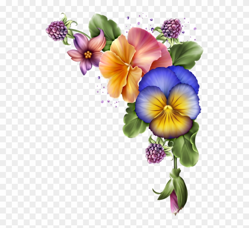 Indian Flower Tube Clipart - Pansy #279752