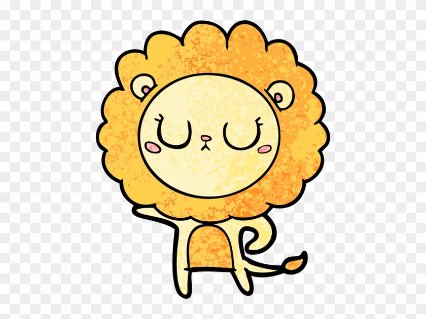 Cartoon Lion Vector Illustration - Leon Llorando Animado #279807