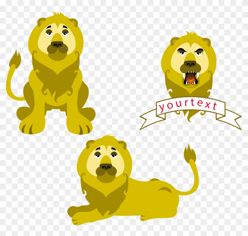 Lion Dog Animal Euclidean Vector - Lion Dog Animal Euclidean Vector #279899