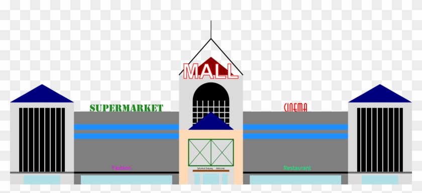 Mall Svg Clip Arts - Mall Clipart Png #279844