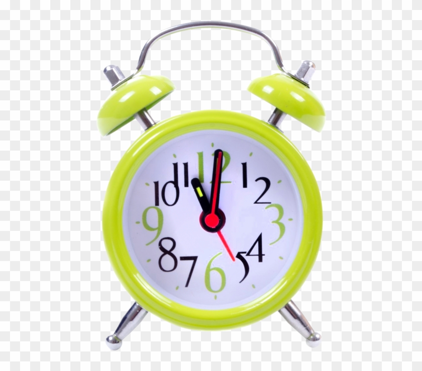 Download Alarm Clock Png Image - Quartz Twin Bell Alarm Clock With Light (1h73) - Green #279918