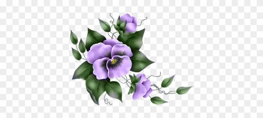 Pansies Purple - Pansies Flower Transparant Png #279942