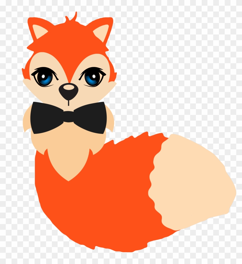 Cute Fox Clip Art - Illustration #280011