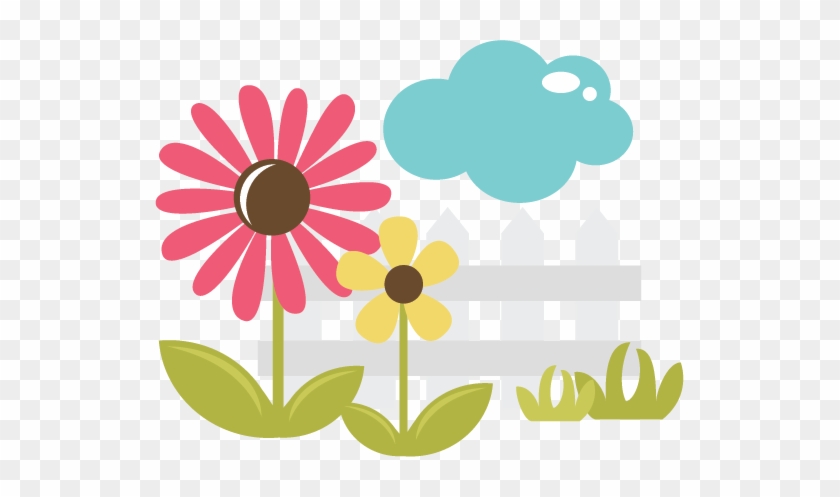 Fence Clipart Paper - Cute Flower Clipart Png #280074