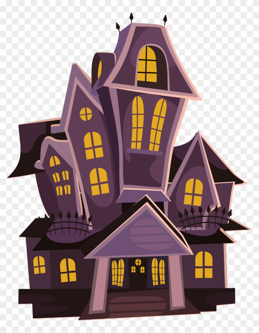 Haunted House Free To Use Clip Art - Haunted House Clip Art #280080