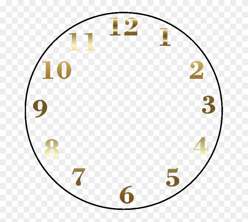 Clock Face Digital Clock Time Clip Art - Clock Face Clip Art #280099