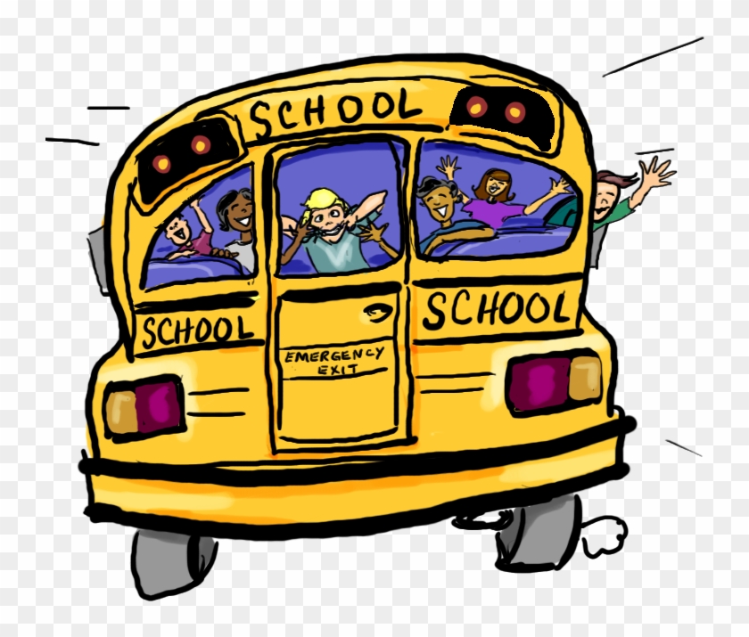 Schoolbus 20090303 - Behind Bus Cartoon #280102