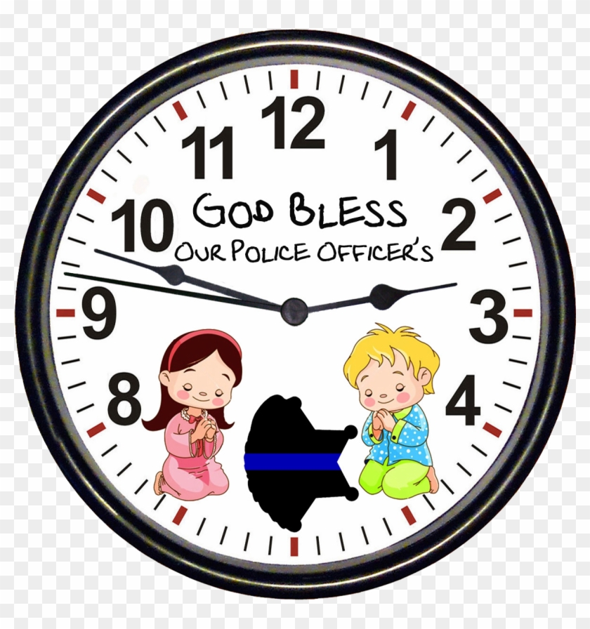 Kids Prayer Police Clock - Wall Clock Wifi Camera #280144