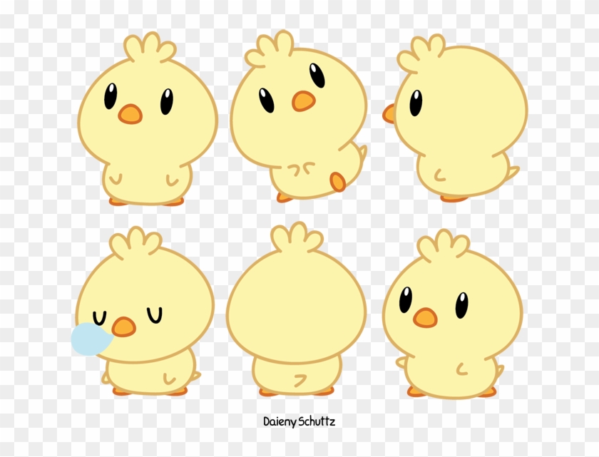 Chibi Chick By Daieny On Deviantart - Chicken Chibi Png #280293