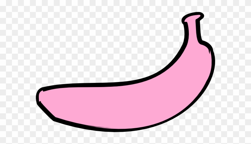 Pink Banana Clip Art At Clker Com Vector Clip Art Online - Pink Banana Clipart #280315