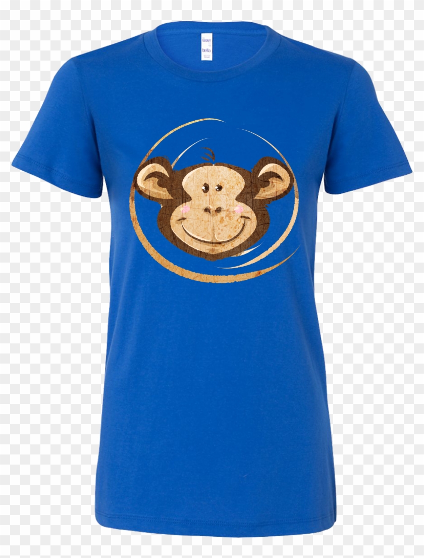 Monkey Face Funny Humor Gorilla Chimpanzee Bella Shirt - St Louis Blues T Shirt #280337