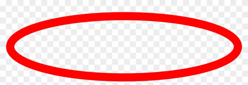 File - Red Oval - Svg - Oval Red Circle Transparent #280367