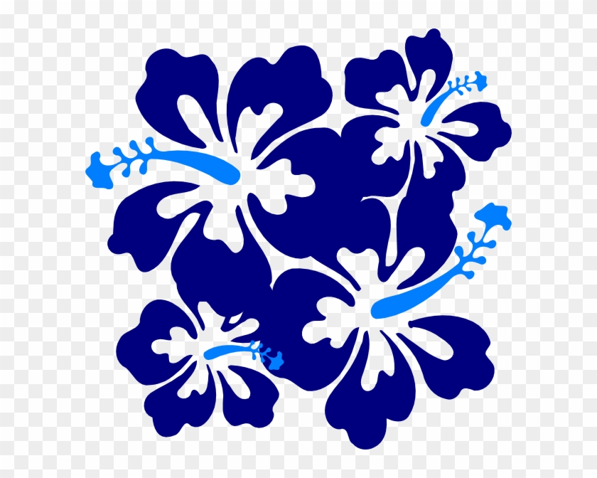 Hibiscus Blue Clip Art At Clker - Hibiscus Clipart #280502