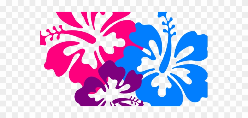 Hibiscus Clip Art Free - Hawaiian Flowers Clip Art #280503