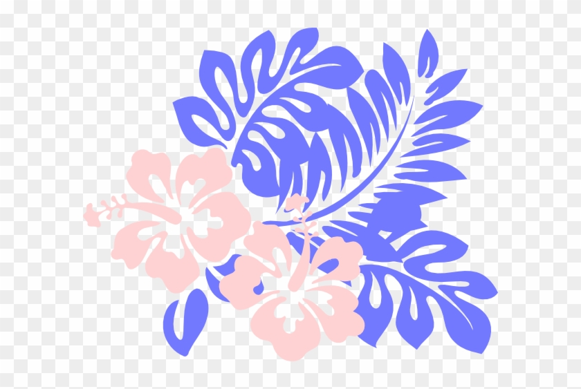 Cartoon Hibiscus - Hawaiian Flower Clipart #280526
