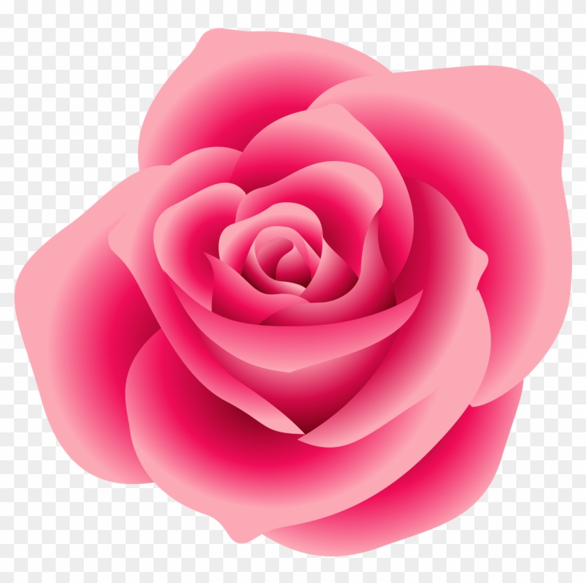 Roses Free Rose Clipart Public Domain Flower Clip Art - Pink Rose Clip Art #280528