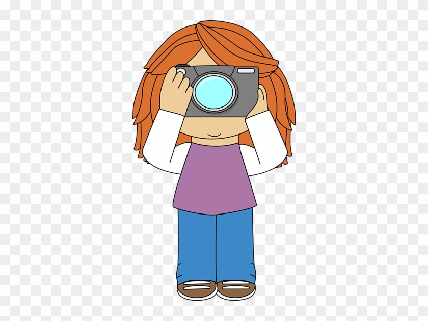 Cartoon Photographer Clip Art Camera Clipart School - Taking A Picture Clipart #280538