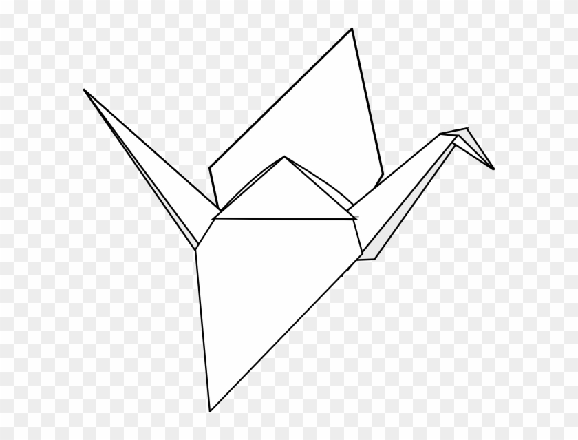 Origami Clipart Drawing - Paper Crane No Background #280553