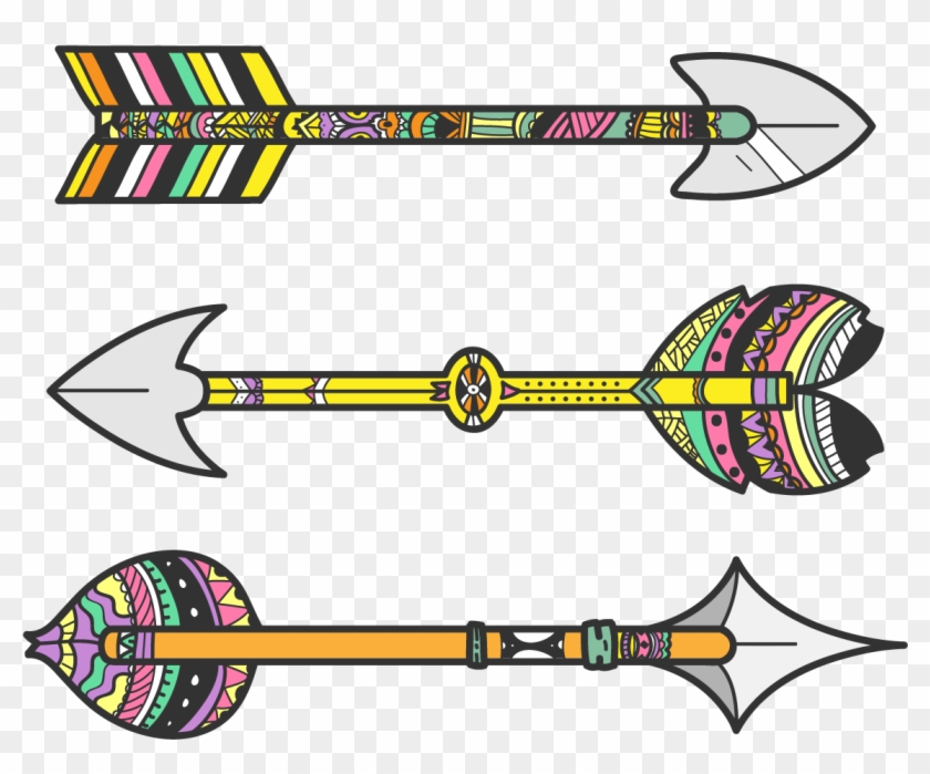Bow And Arrow Tribe Clip Art - Arrow #280570
