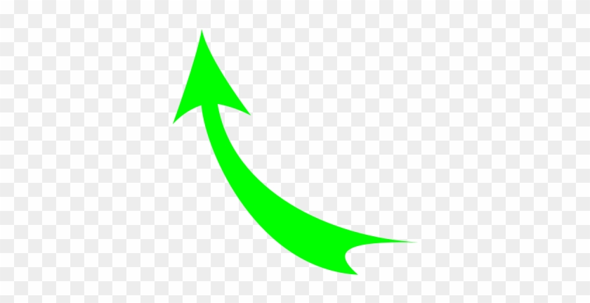 Curved Arrow Green Clip Art At Clker - Clip Art #280576