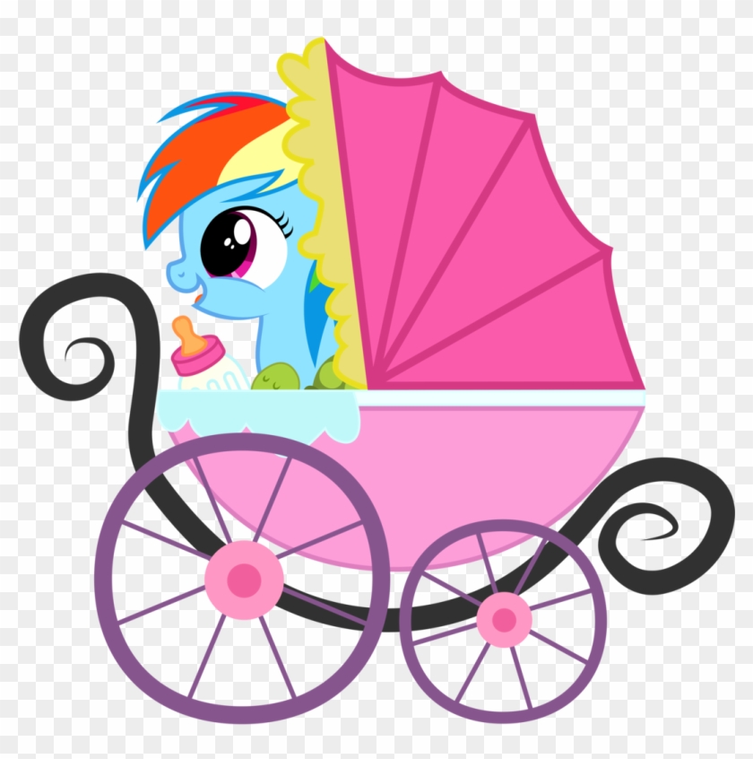 Cumill11, Baby, Baby Carriage, Baby Pony, Female, Filly, - Rainbow Dash #280613