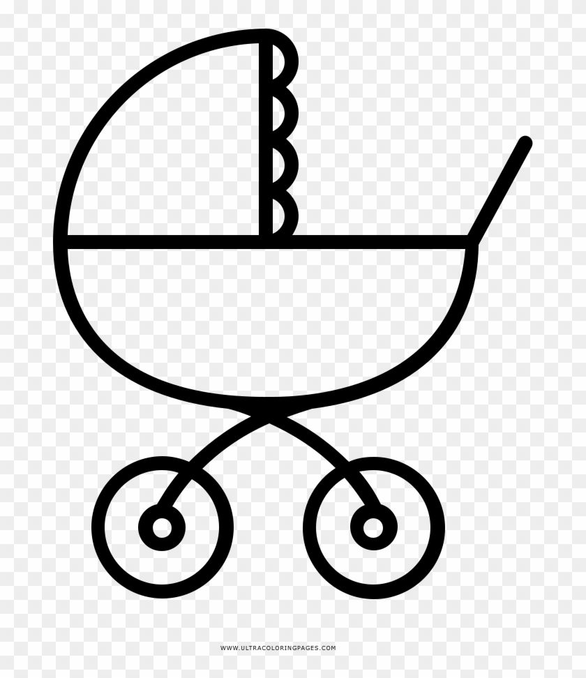 Pram Coloring Page - Dibujos De Cochesito De Bebe Para Colorear #280631