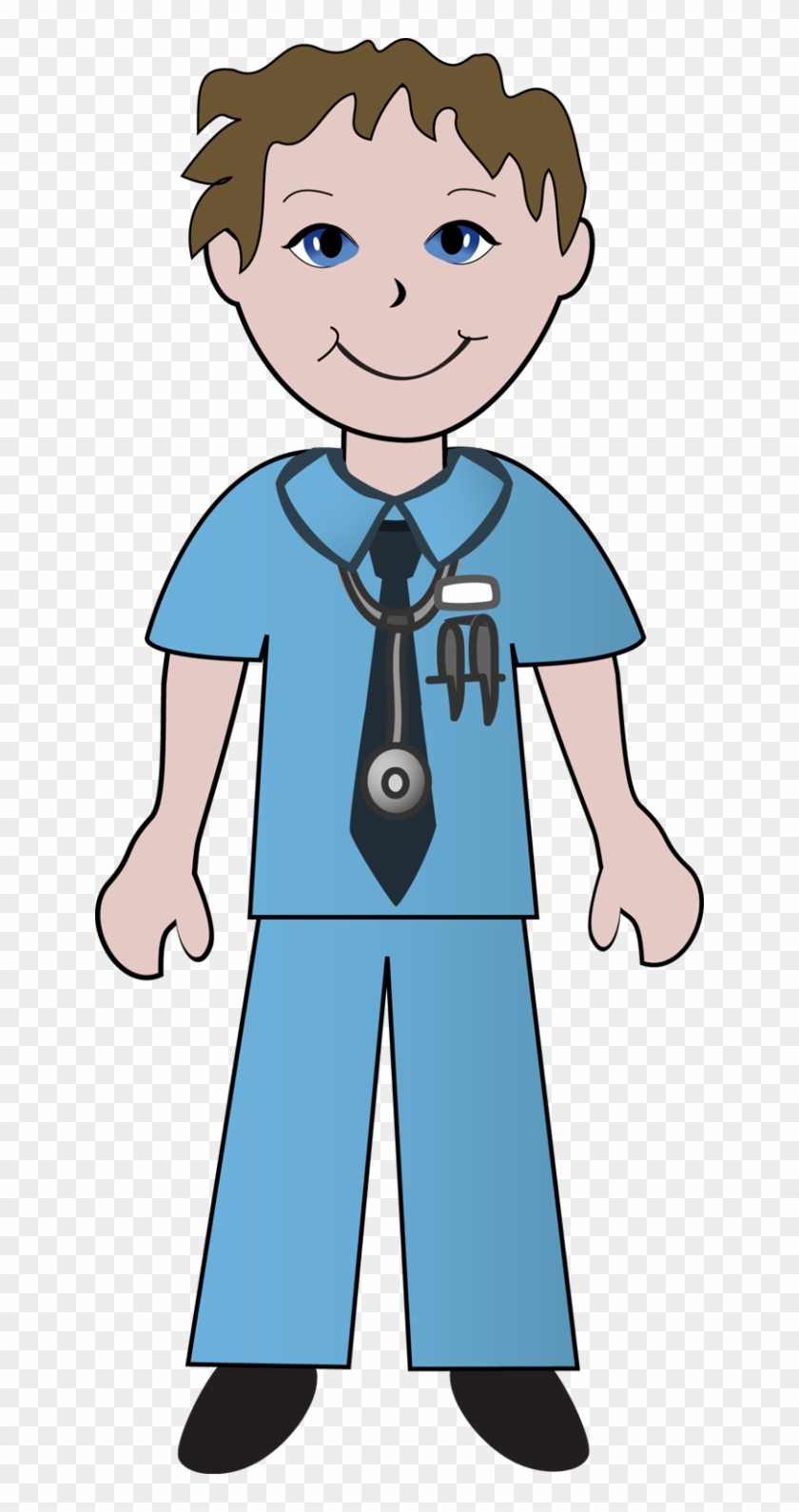 Free Clip Art School Nurse Clipart 3 Image - Male Nurse Clip Art #280651