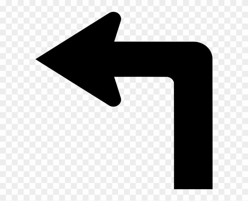 Turn Left Arrow Vector #280658