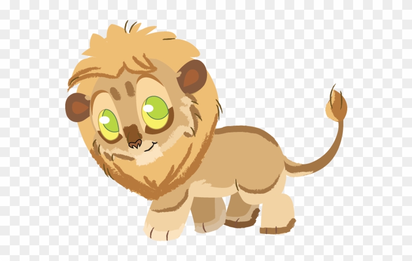 Alpha She Wolf's Lion Chibi By Mydlas - Cartoon #280705