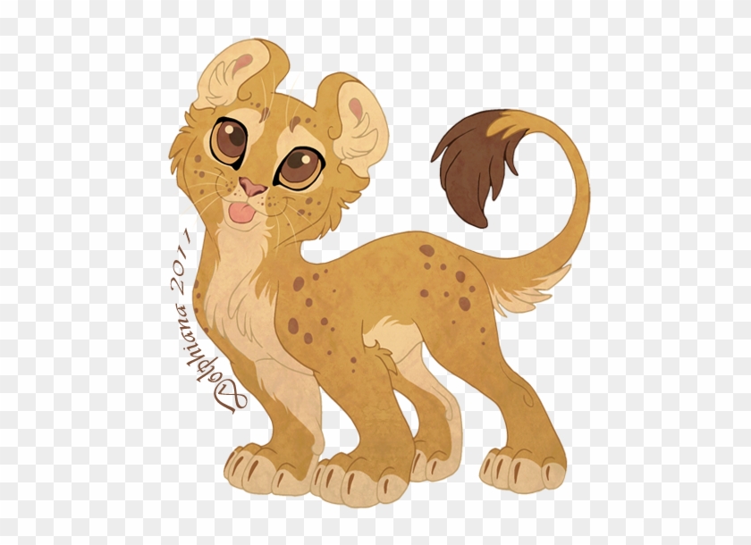 Chibi Lion By Dolphydolphiana - Anime Mountain Lion Chibi #280734