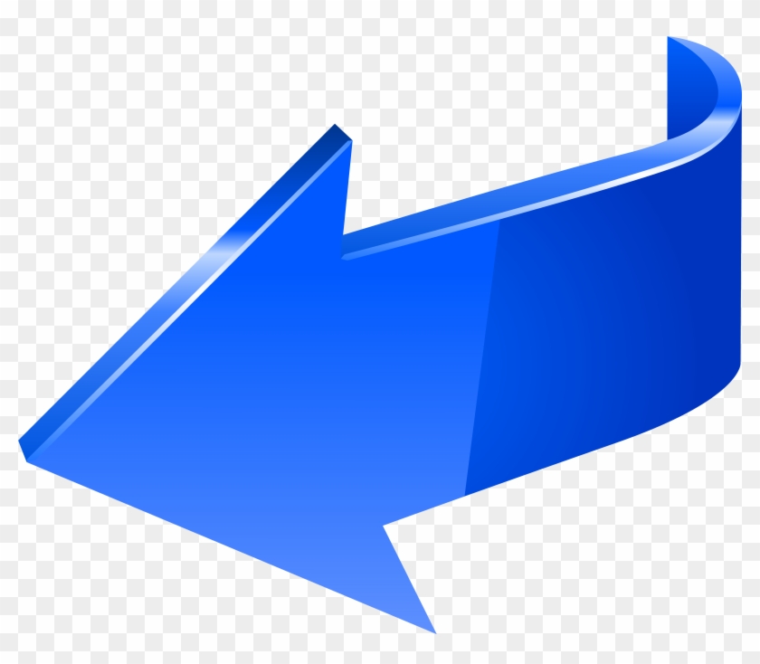 Arrow Right Blue Clip Art - Left Arrow Png Blue #280815