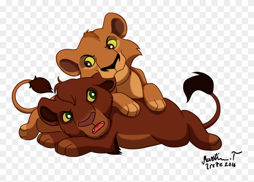 Chibi Vizuri And Amani By Irete - The Lion King #280808