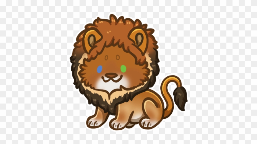 Chibi Lion Male 16546 Large By Makcake-dbhv562 - Masai Lion #280827