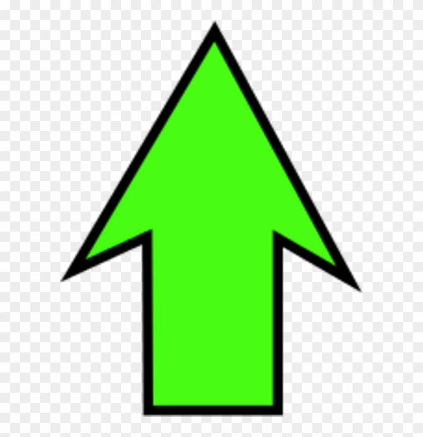 Arrow Pointing Down Clipart - Green Arrow Facing Up #281000