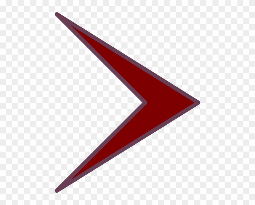 Clipart Arrow Maroon #281061